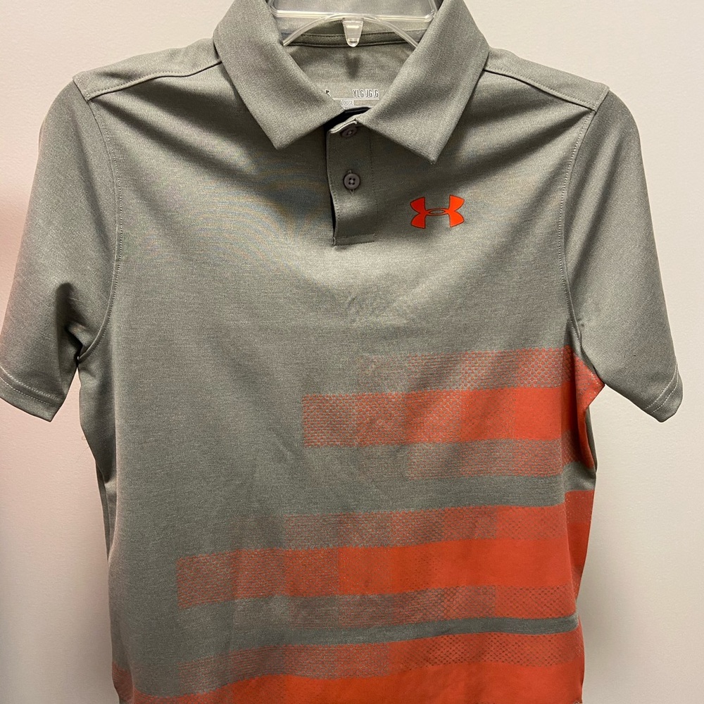 Boys Under Armour HeatGear Polo Large